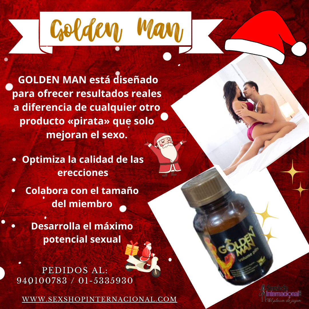 GOLDEN MAN POTENCIA Y TAMAÑO VIRIL